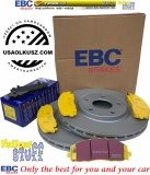 Przednie klocki YellowStuff + tarcze hamulcowe 330mm EBC seria Premium Dodge Journey 2012-