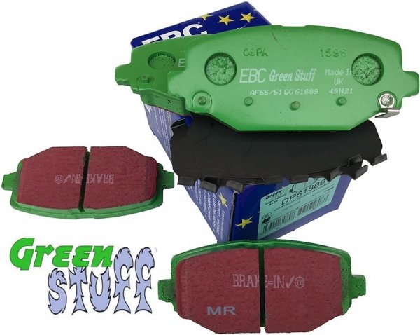 Tylne klocki GreenStuff + tarcze hamulcowe 328mm EBC seria Premium Chrysler Voyager Town Country 2012-