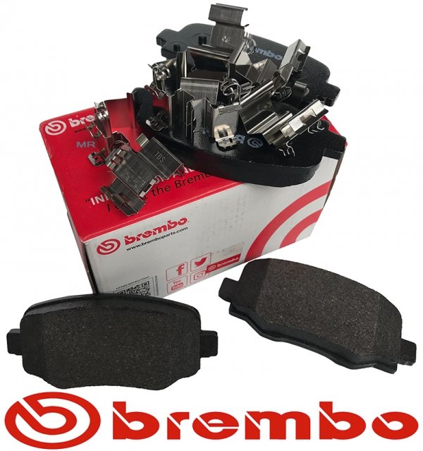 Tylne klocki BREMBO + WIERCONE NACINANE tarcze hamulcowe RED Jeep Renegade -2022
