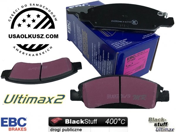 Przednie klocki hamulcowe EBC Ultimax2 Chevrolet Avalanche 1500 2009-