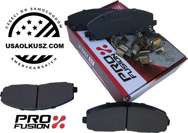 Klocki hamulcowe przednie z zestawem montażowym Jeep Gladiator JT