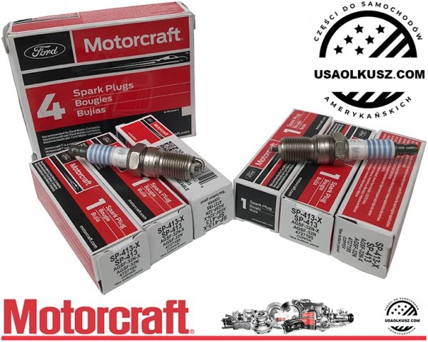 Zestaw 6 świec zapłonowych MOTORCRAFT SP413 Mercury Montego 3,0 V6