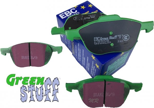 Przednie klocki GreenStuff + NACINANE tarcze hamulcowe 300mm EBC seria BSD Ford Escape FWD 2013-2019