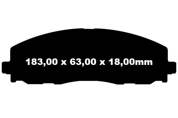 Przednie klocki Ultimax2 + NACINANE tarcze hamulcowe 330mm EBC seria USR Lancia Voyager 2012-