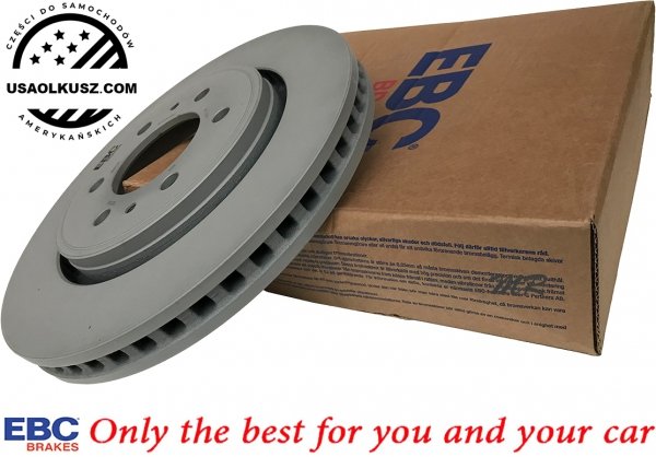 Przednie klocki GreenStuff + tarcze hamulcowe EBC seria Premium Ford Expedition 2011-2021