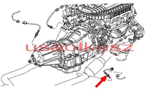 Sonda lambda tylna prawa Dodge Charger 5,7 V8 -2010