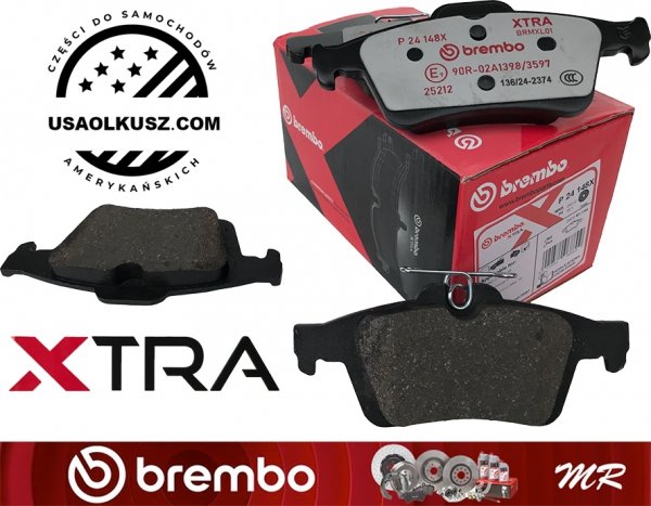 Klocki hamulcowe tylne brembo XTRA brembo Saturn Red Line 2007-2009