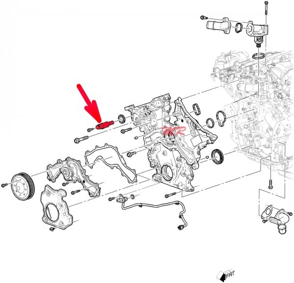 Elektrozawór faz rozrządu VVT Cadillac ATS 3,6 V6 2016-2019