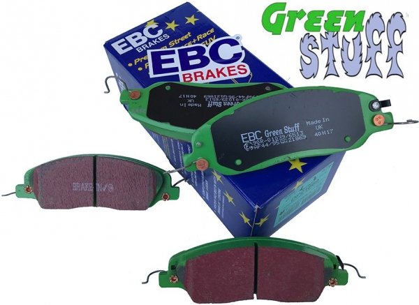 Przednie klocki GreenStuff + tarcze hamulcowe 336mm EBC seria Premium Ford Mustang 2011-2014
