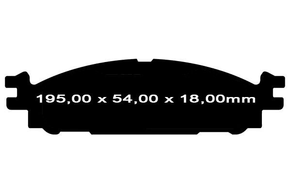 Przednie klocki GreenStuff + tarcze hamulcowe 325mm EBC seria Premium Ford Flex 2012-2019