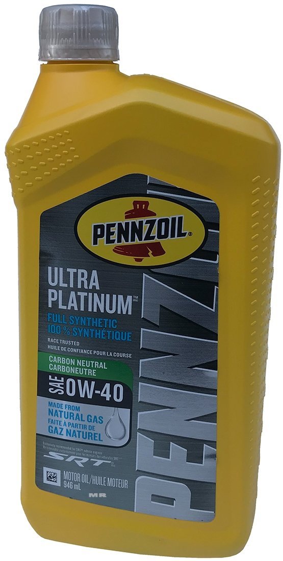 Olej PENNZOIL ULTRA 0W40 Chrysler 300 SRT 6,4 V8