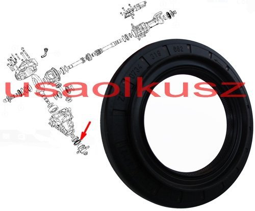 Uszczelniacz wałka ataku przedniego mostu Dodge RAM 1500 2012-