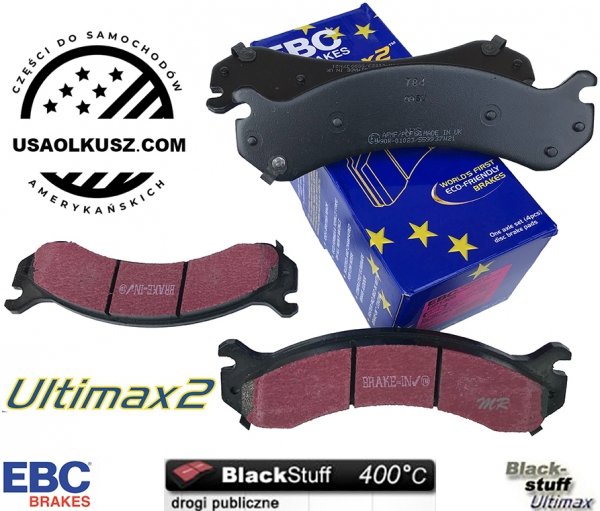 Przednie klocki hamulcowe EBC Ultimax2 GMC Savana 2500 3500 4500 2003-2020