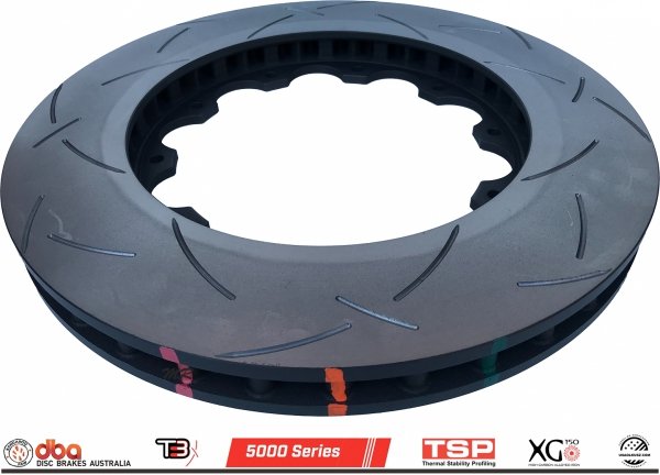 Przednie klocki DBA Race Performance + tarcze hamulcowe DBA 5000 T3  Dodge Charger SRT Hellcat -2020
