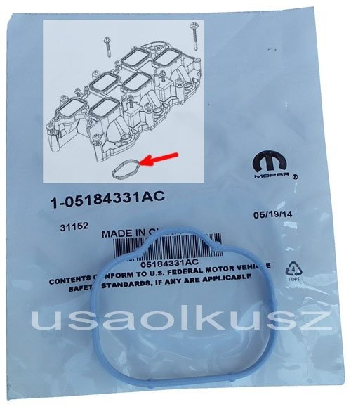 Uszczelka kolektora ssącego dolna MOPAR Dodge Grand Caravan 3,6 V6