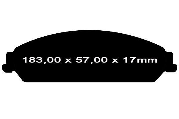 Klocki hamulcowe przednie DBA STREET SERIES Dodge Caliber SRT 2,4 Turbo