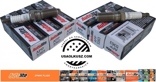 Kpl 6 szt PLATYNOWYCH Double Platinium świec zapłonowych Lincoln MKT 3,7 V6