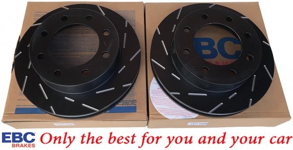 Przednia NACINANA tarcza hamulcowa EBC seria USR Chevrolet Suburban 2500 2000-2013