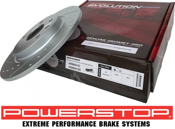 Tylna WIERCONA NACINANA tarcza hamulcowa POWERSTOP Chrysler Voyager 2020-
