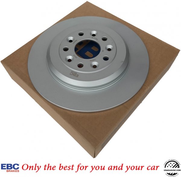Tylne klocki GreenStuff + tarcze hamulcowe 330mm EBC seria Premium Lincoln MKT 2010-2019
