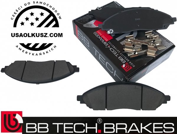 Przednie klocki + tarcze hamulcowe 350mm BR3 Chrysler Pacifica AWD 2020-