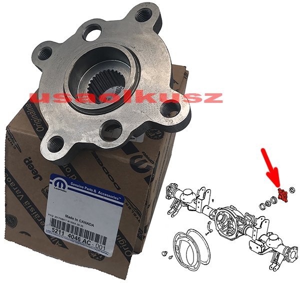 Zabierak wału tylnego mostu 210MM / 8,25 Jeep Liberty 2008-