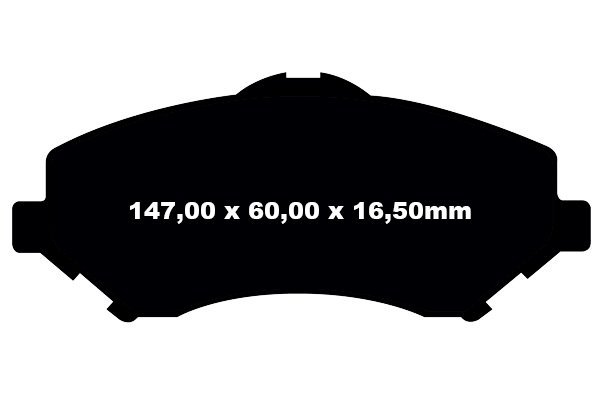 Przednie klocki Ultimax2 + NACINANE tarcze hamulcowe 302mm EBC seria USR Fiat Freemont -2012