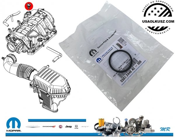 Oring uszczelniacz zaworu PCV Lancia Thema 5,7 V8