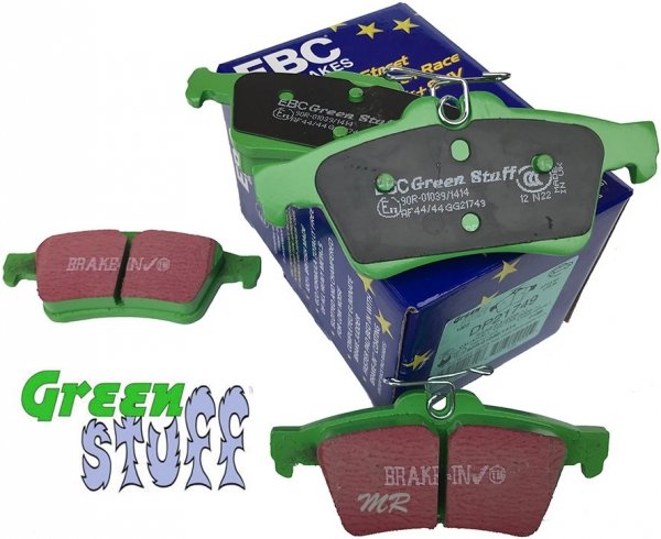 Tylne klocki GreenStuff + tarcze hamulcowe 280mm EBC seria Premium Ford Kuga 2013-2016