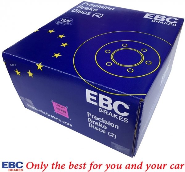 Tylna NAWIERCANA NACINANA tarcza hamulcowa EBC seria GD RAM 1500
