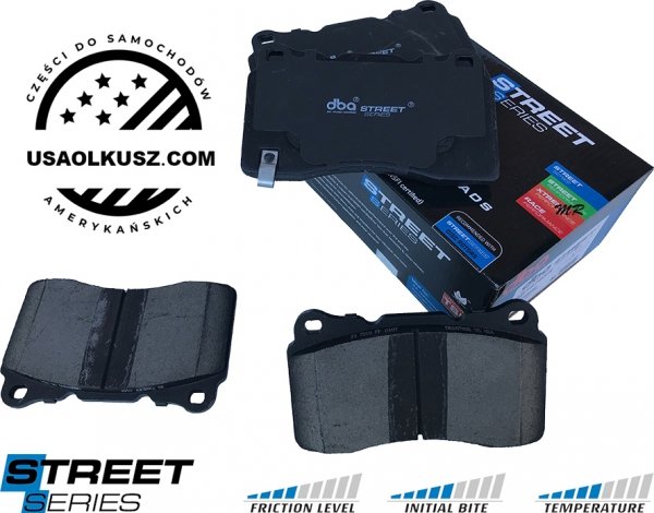 Klocki hamulcowe przednie DBA STREET SERIES Pontiac G8 GXP 6,2 V8 2009