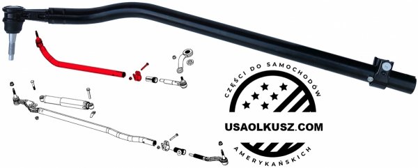 Końcówka drążek kierowniczy górny prawy 68309364AC Jeep Gladiator JT [DJF]