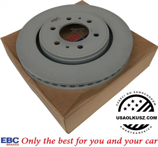 Przednie klocki Ultimax2 + tarcze hamulcowe EBC seria Premium Ford F-150 2010-2021
