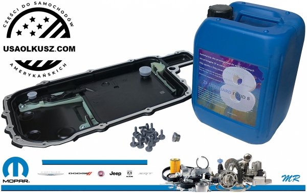 Olej ZF + filtr oleju misa uszczelka skrzyni biegów 8P75PH MOPAR Jeep Wrangler 2,0 HYBRID 2021-2025