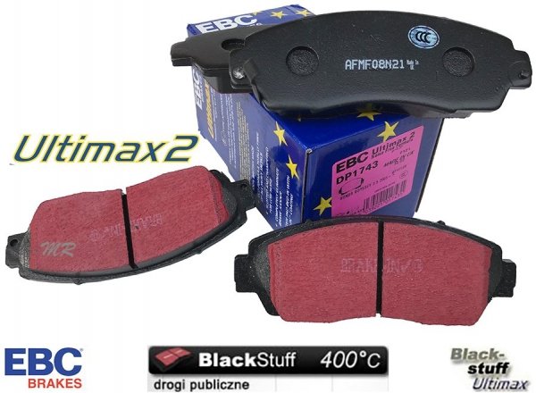 Klocki hamulcowe przednie EBC Ultimax2 Acura RDX 2007-2012