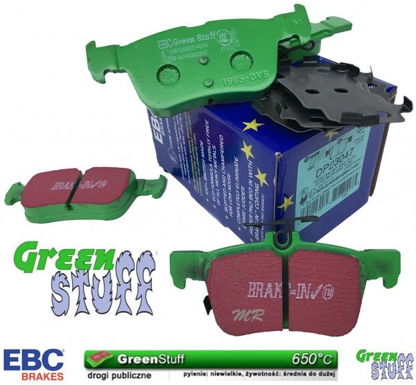 Klocki hamulcowe tylne EBC GreenStuff Ford Kuga 2017-