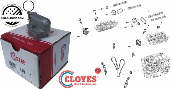Napinacz hydrauliczny głównego łańcucha rozrządu silnika Ford Mustang 3,7 V6