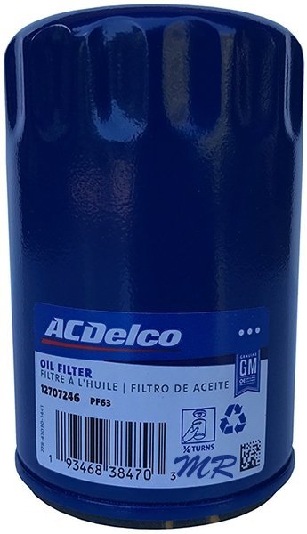 Filtr oleju silnika ACDelco PF63E Buick Regal Sportback 3,6 V6