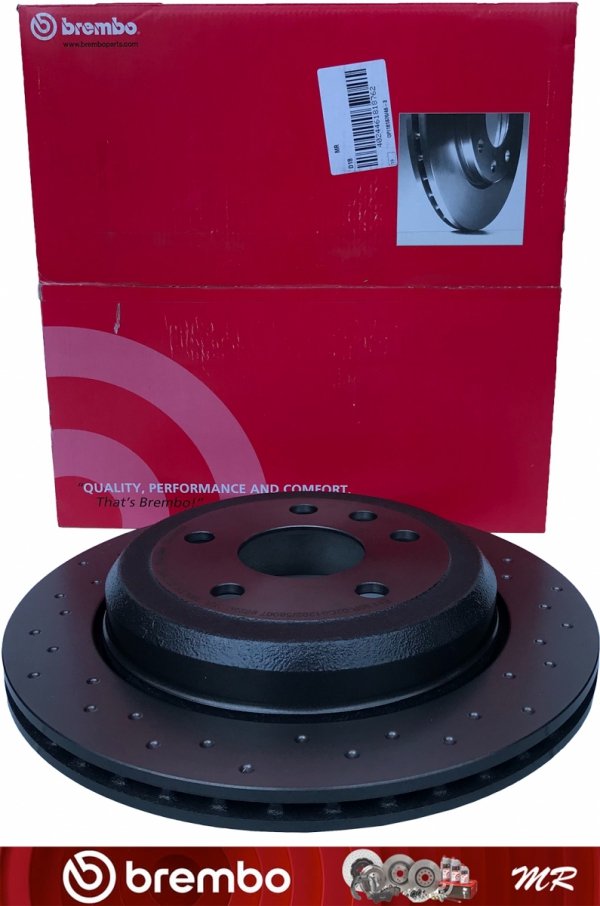 Tylna wentylowana tarcza hamulcowa brembo XTRA Dodge Durango 2011-