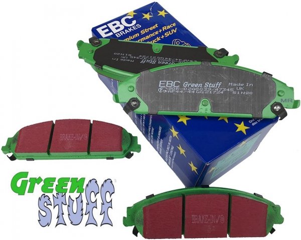 Przednie klocki GreenStuff + tarcze hamulcowe 345mm EBC seria USR Lancia Thema