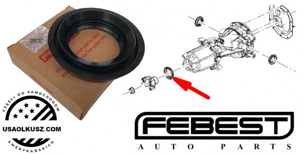 Uszczelniacz wałka ataku tylnego mostu Mercury Sable AWD 2008-2009
