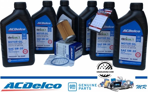 Filtr olej silnikowy 5W30 Dexos1 Gen3 Full Synthetic API SP ACDelco Chevrolet Caprice 3,6 V6