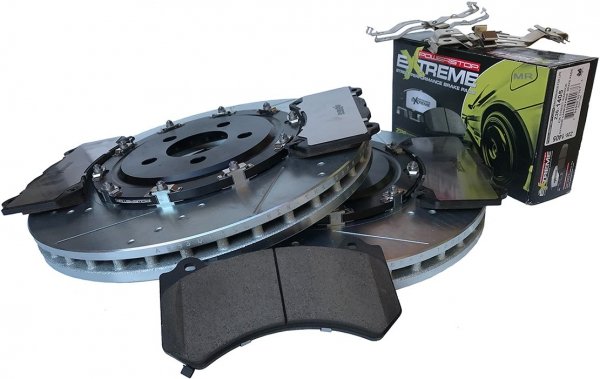 Przednie klocki Z26 + tarcze hamulcowe 390mm POWERSTOP  Dodge Charger SRT Hellcat