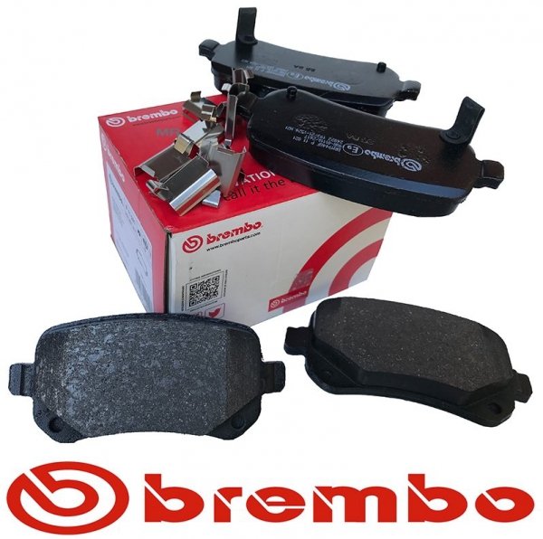 Tylne klocki BREMBO + WIERCONE tarcze hamulcowe 305mm RED Ram Cargo Van -2015