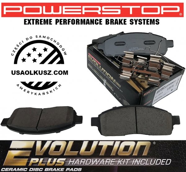 Klocki hamulcowe przednie POWERSTOP Z17 EVOLUTION PLUS Ford F-150 F150 2004-2009