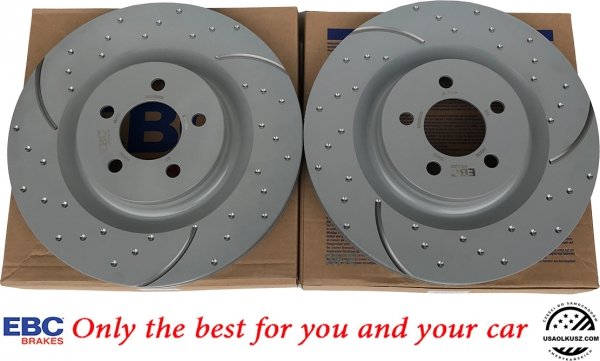 Przednie klocki Ultimax2 + tarcze hamulcowe 360mm EBC seria GD Chrysler 300C SRT8