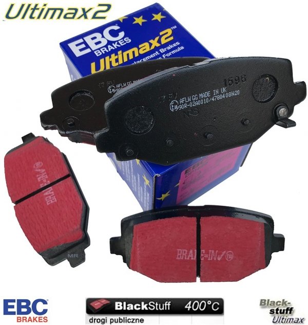 Tylne klocki hamulcowe EBC ULTIMAX2 Dodge Journey 2012-