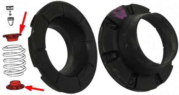 Poduszka sprężyny tylnej Jeep Grand Cherokee 2005-2010