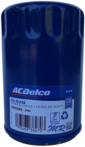 Filtr oleju silnika ACDelco PF63E Cadillac CT5