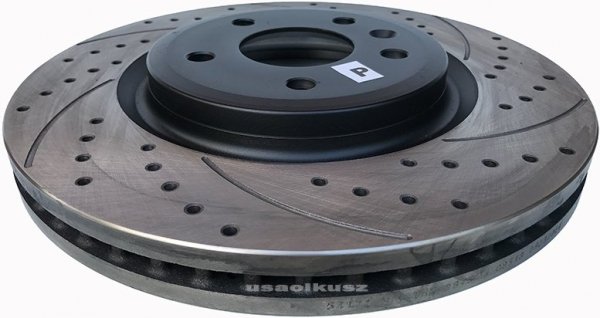 Przednia WIERCONA NACINANA tarcza hamulcowa 325mm Lincoln MKS 2011-2012